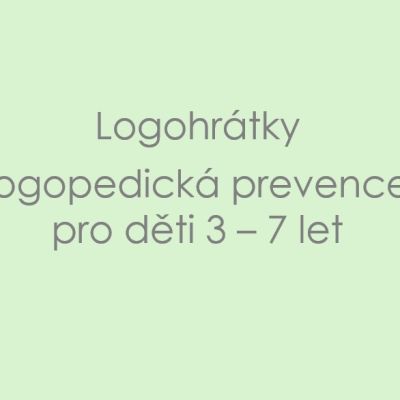 Logopedická prevence v AMOS centru