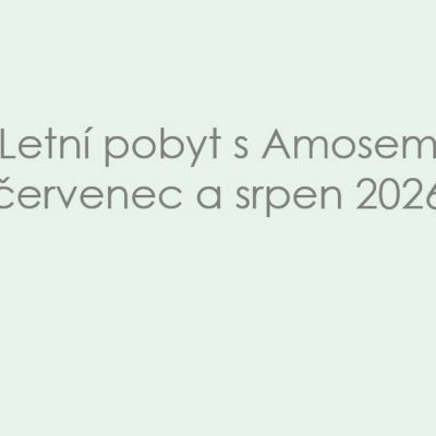 Pozvánka na letní pobyt s Amosem 2026